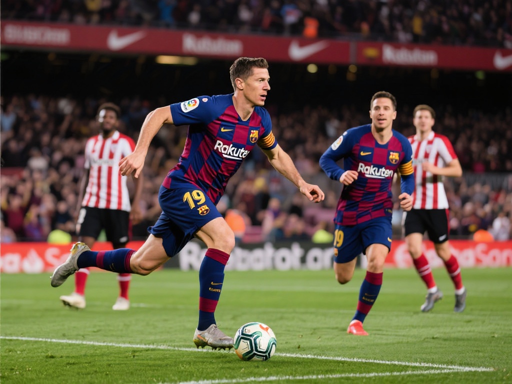 巴萨客胜毕巴豪取联赛冠军 单赛季破百球