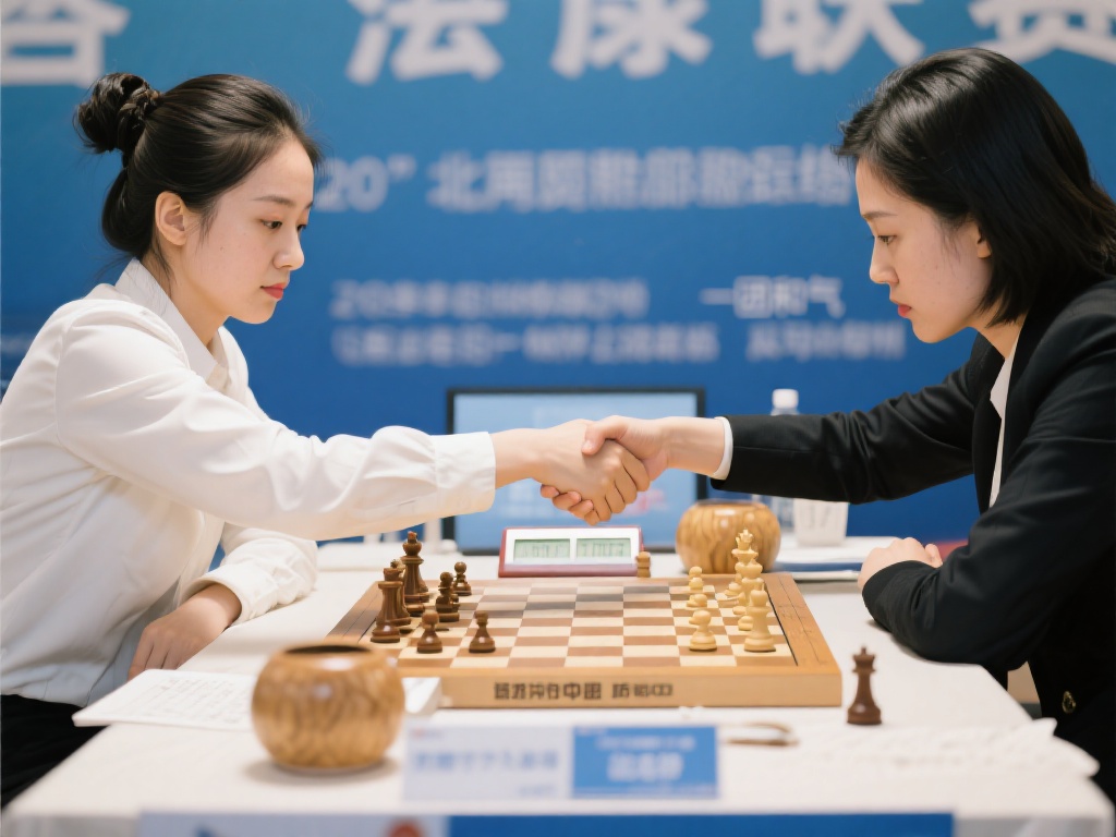 揭幕战一团和气 谭中怡居文君握手言和